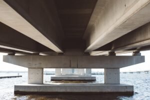 Grey Concrete Bridge